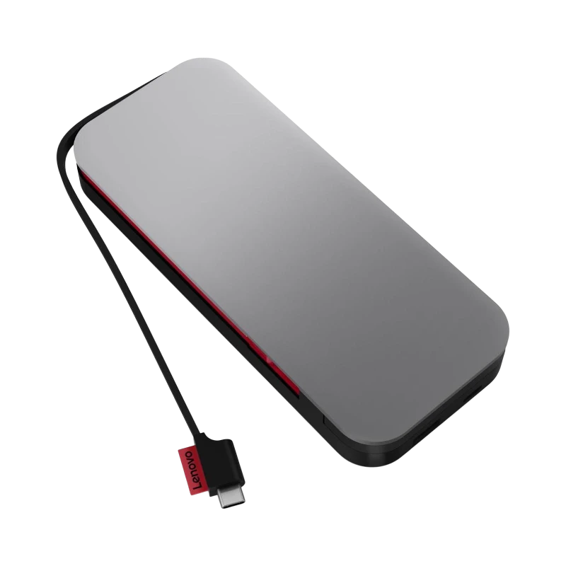 Lenovo Go USB-C 20000mAh Laptop Power Bank (Black & Gray) — Being Shipped
