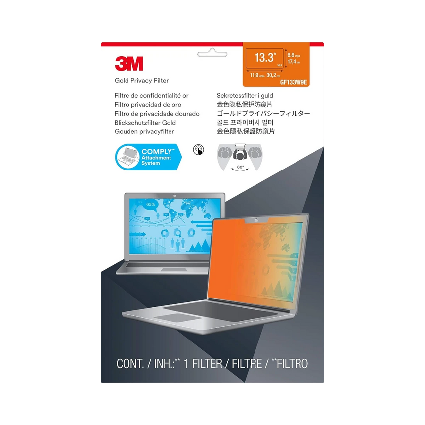 3M Gold Privacy Filter for 13.3" Widescreen Laptops — Being Shipped