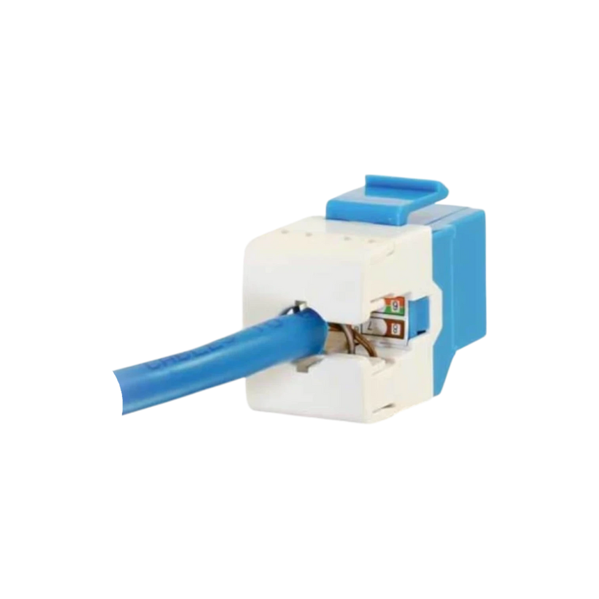 C2G 180° Cat6 RJ45 UTP Keystone Jack (Blue) — Being Shipped