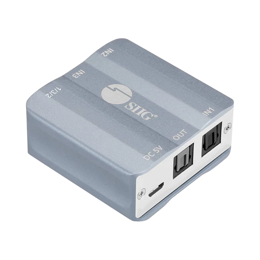 SIIG 3x1 Toslink S/PDIF Audio Switch, 24-Bit, 192KHz — Being Shipped