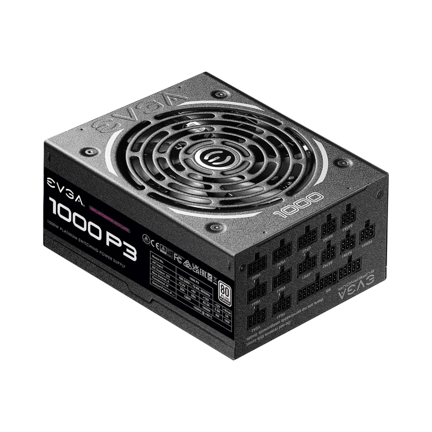 EVGA SuperNOVA P3 1000W 80 Plus Platinum Fully Modular PSU — Being Shipped