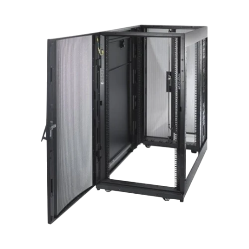 APC NetShelter SX 24U Server Rack Enclosure, 1250 lbs Capacity, 600 x 1070 mm, Black — Being Shipped