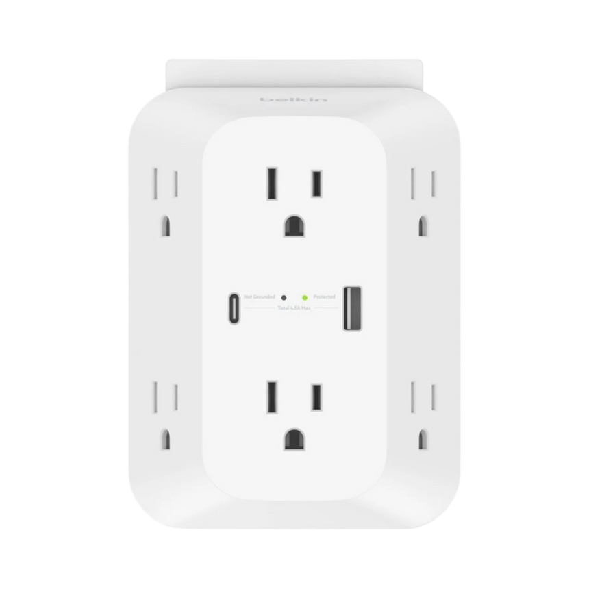 Belkin 6-Outlet USB-A & USB-C Surge Protector — Being Shipped