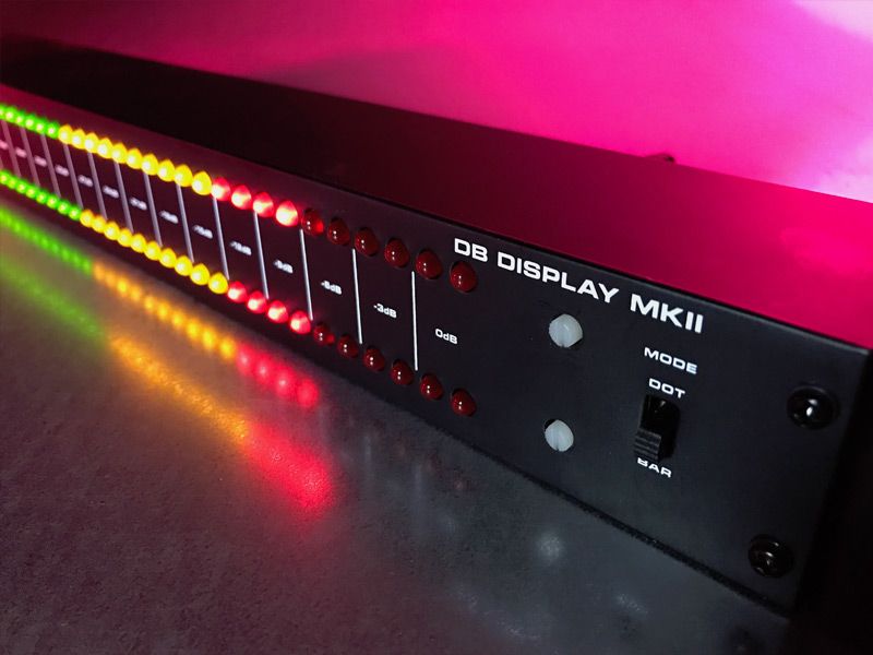 ADJ DB 19" 5V Display MKII DJ Mixer LED Db Level Display — Being Shipped