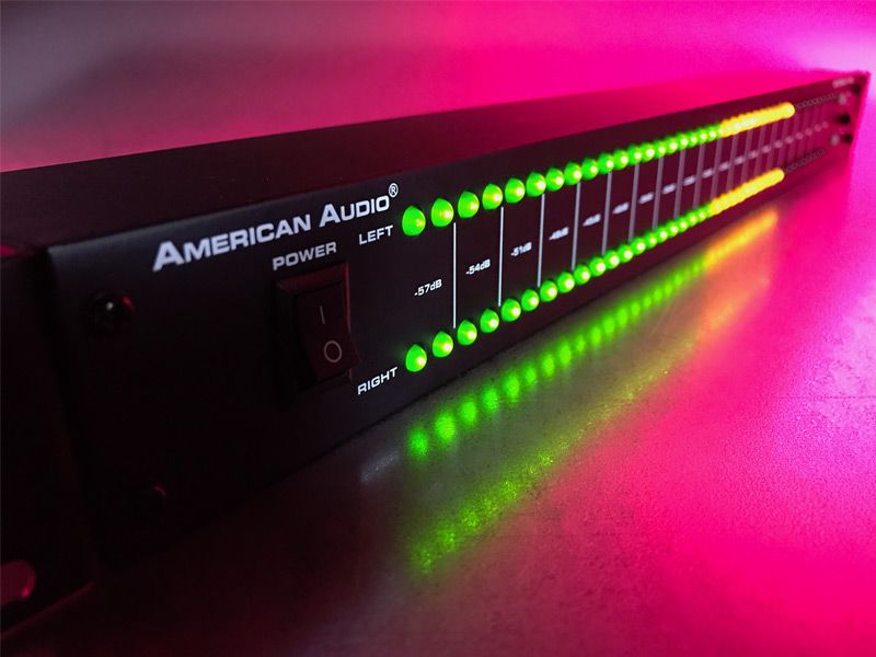 ADJ DB 19" 5V Display MKII DJ Mixer LED Db Level Display — Being Shipped