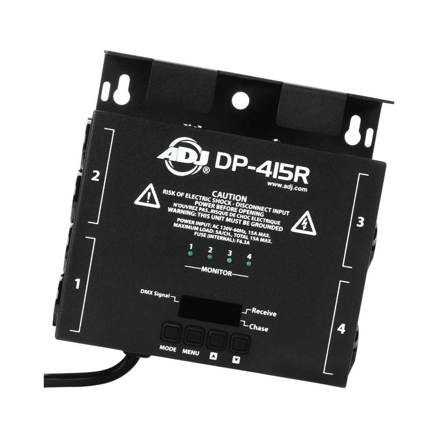ADJ DP-415R 4-Ch 600W DMX Dimmer/Switch Pack with RDM — Being Shipped
