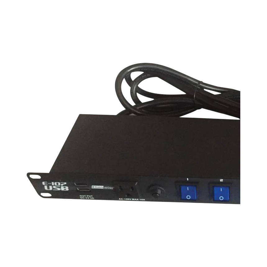 ADJ Eliminator Lighting E-107USB Rack Mount Power Center — Being Shipped