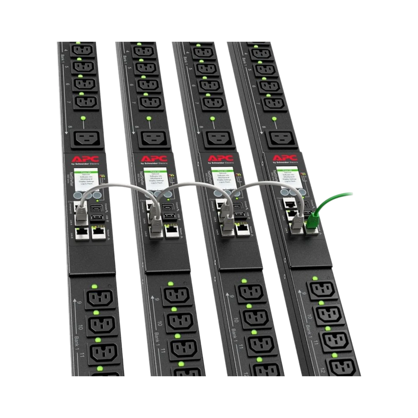 APC Rack PDU, 9000 switched, 0U, 8.6kW, 208V, 21 C13 and C15, 3 C19 and C21 sockets — Being Shipped