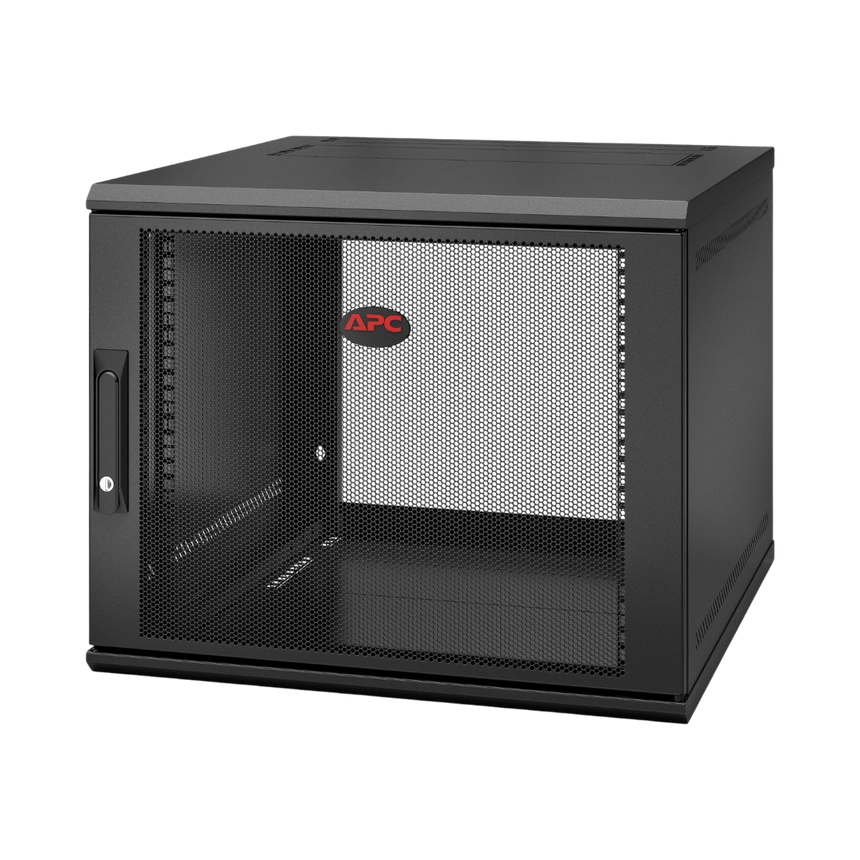 APC NetShelter 9U Wallmount Rack Enclosure Cabinet Single Hinged Server Depth — Being Shipped