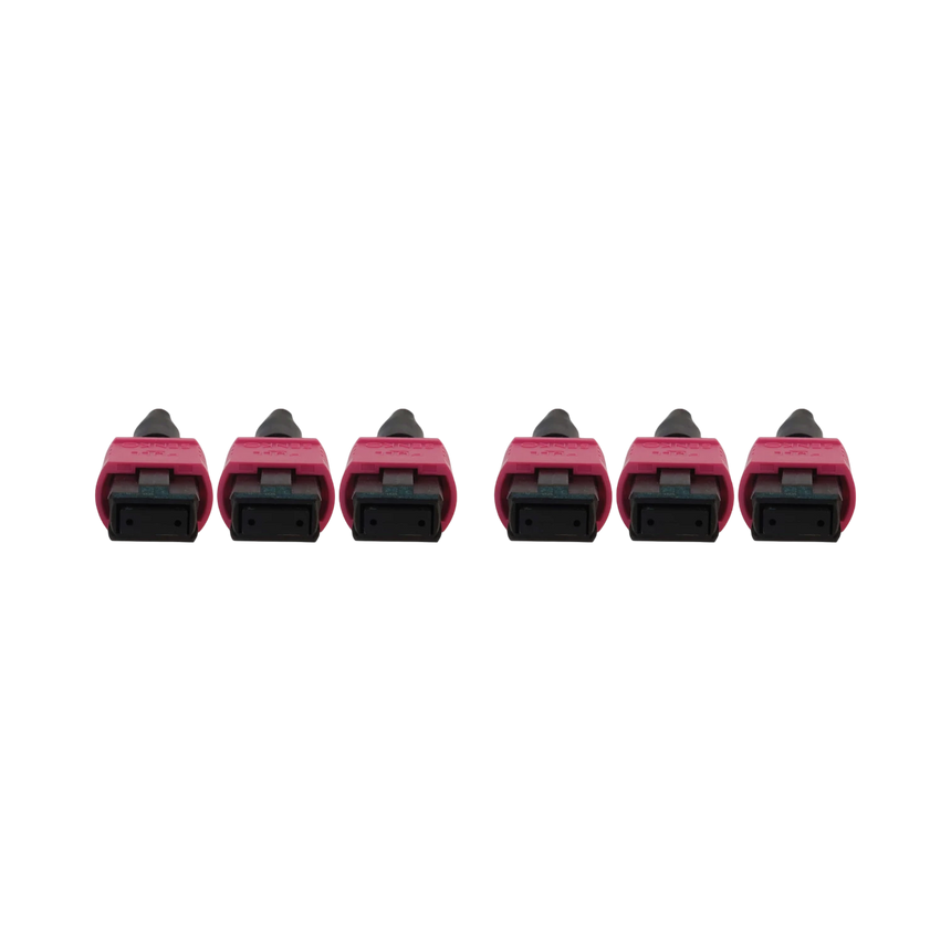 Tripp Lite 40/100/400G Multimode 50/125 OM4 Fiber Optic Cable (3x8F MTP/MPO-PC F/F), Magenta, 15m (49.2 ft.) — Being Shipped
