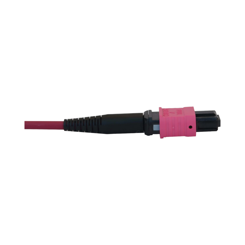 Tripp Lite 40/100/400G Multimode 50/125 OM4 Fiber Optic Cable (3x8F MTP/MPO-PC F/F), Magenta, 15m (49.2 ft.) — Being Shipped