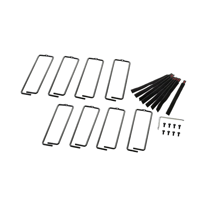 APC NetShelter Cable Management, Vertical Cable Manager, Rings, for NetShelter 750 and 800mm W Enclosures, Set of 8, 76 x 19 x 203 mm — Being Shipped