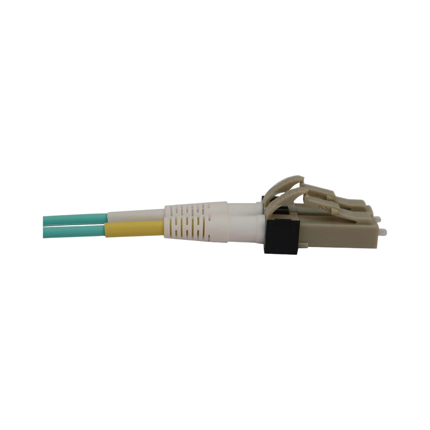 Tripp Lite 40/100/400G Multimode 50/125 OM3 Fiber Optic Cable (12F MTP/MPO-PC to 4x Duplex LC/PC F/M), LSZH, Aqua, 1 m (3.3 ft.) — Being Shipped