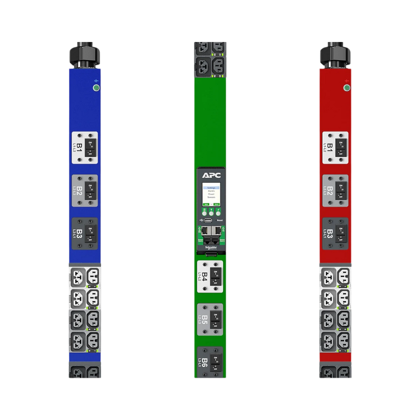 APC NetShelter Rack PDU Advanced, Switched Metered Outlet, 3Phase, 17.3kW, 208V 60A, 42 Outlets, 460P9 — Being Shipped