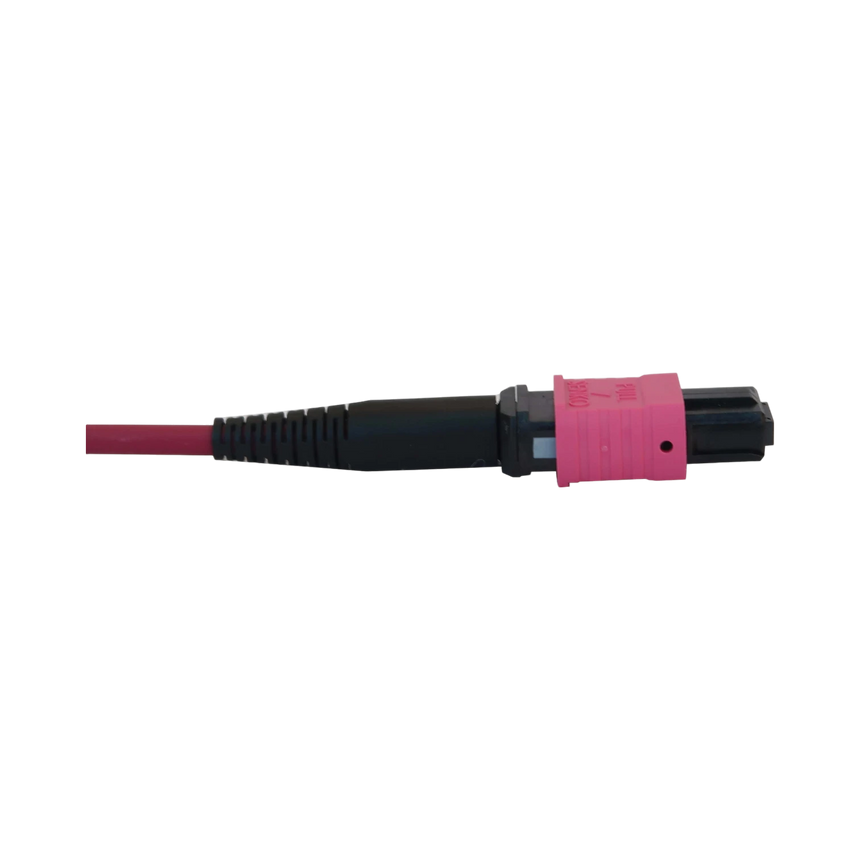 Tripp Lite 100G Multimode 50/125 OM4 Fiber Optic Cable (12F MTP/MPO-PC F/F), LSZH, Magenta, 15 m (49.2 ft.) — Being Shipped