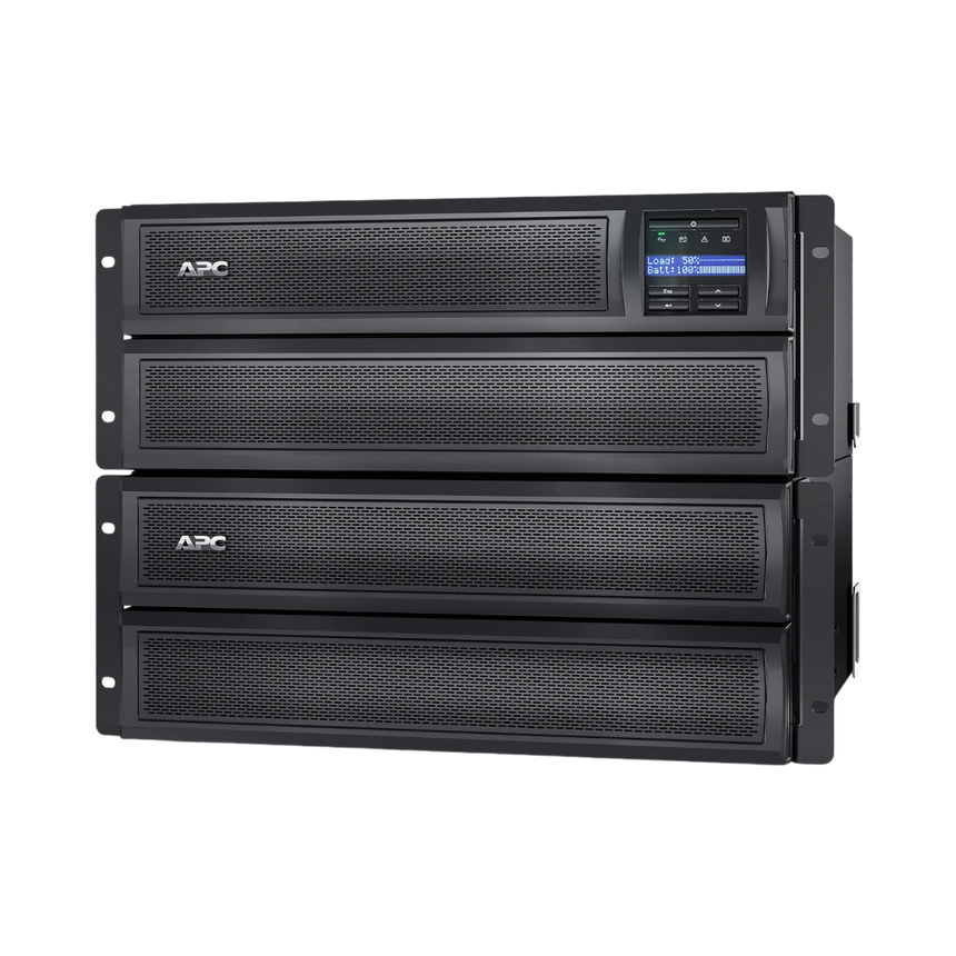 APC Smart-UPS X, Line Interactive, 3kVA, Rack/tower convertible 4U, 208V-230V, 8x C13+2x C19 IEC, SmartSlot, Extended runtime, Short depth — Being Shipped