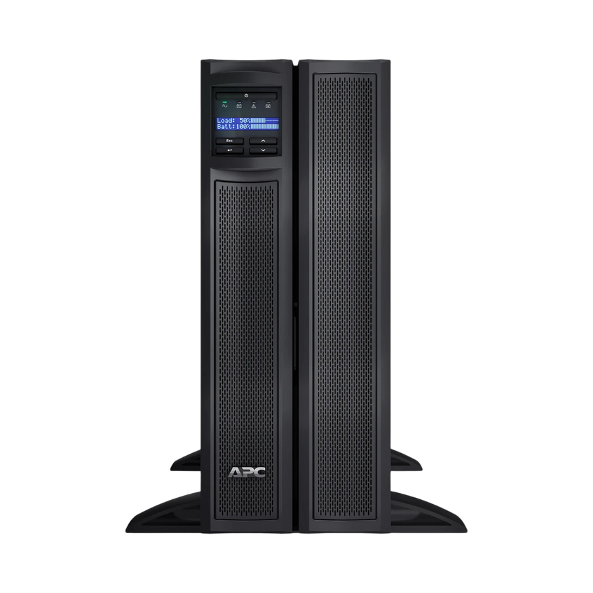 APC Smart-UPS X, Line Interactive, 3kVA, Rack/tower convertible 4U, 208V-230V, 8x C13+2x C19 IEC, SmartSlot, Extended runtime, Short depth — Being Shipped