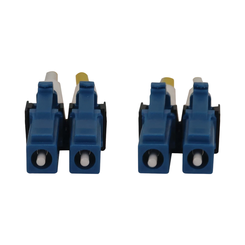 Tripp Lite 400G Duplex Singlemode 9/125 OS2 Switchable Fiber Optic Cable (LC/UPC M/M), LSZH, Yellow, 6 m (19.7 ft.) — Being Shipped