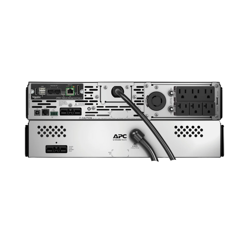 APC Smart-UPS X, Line Interactive, 3kVA, Rack/tower convertible 2U, 100V-127V, 3x 5-15R+3x 5-20R+1x L5-30R NEMA, NMC, Extended runtime, TAA — Being Shipped