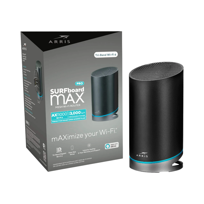 ARRIS SURFboard mAX Pro Wireless AX11000 Tri-Band Mesh Wi-Fi 6 Router — Being Shipped