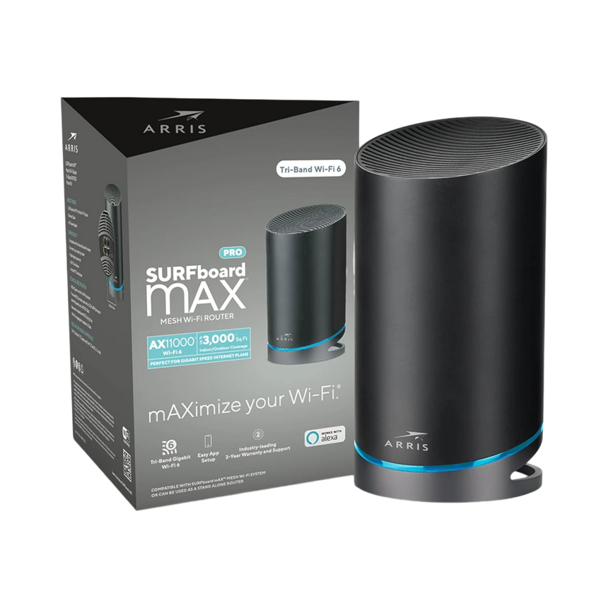 ARRIS SURFboard mAX Pro Wireless AX11000 Tri-Band Mesh Wi-Fi 6 Router — Being Shipped