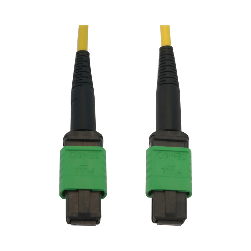 Tripp Lite 40/100G Singlemode 9/125 OS2 Fiber Optic Cable (12F MTP/MPO-APC F/F), LSZH, Yellow, 7m (23 ft.) — Being Shipped