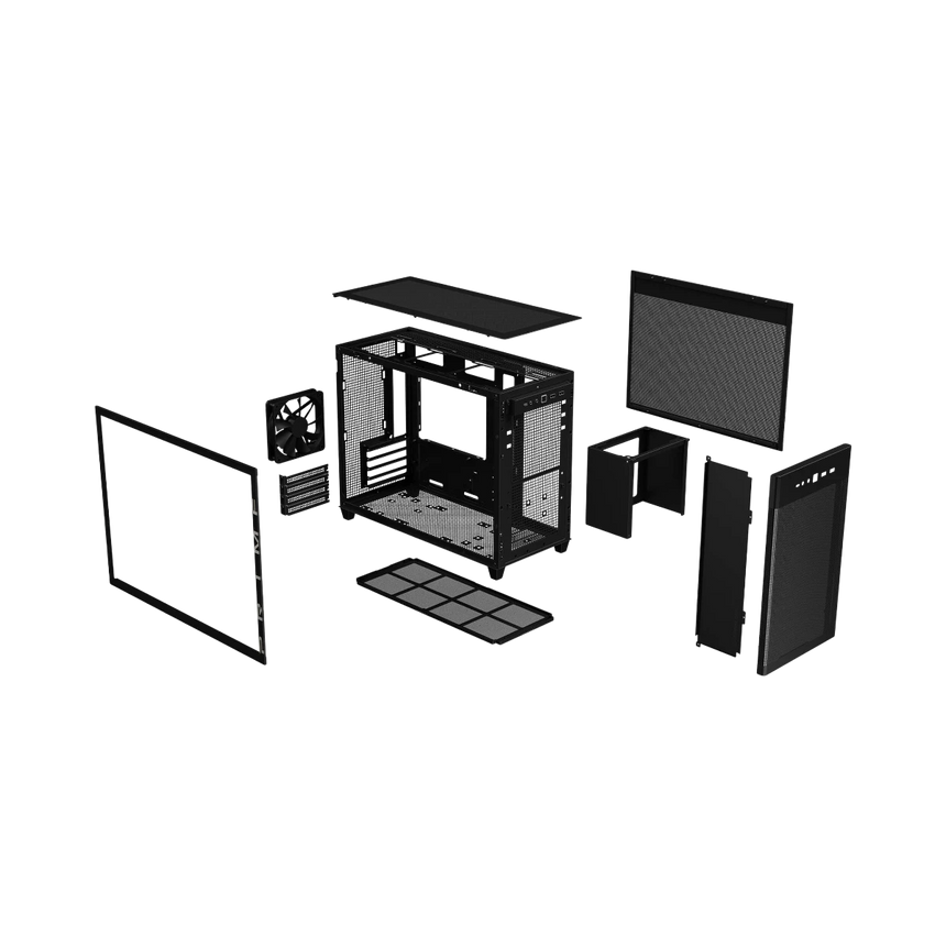 ASUS Prime AP201 Micro-ATX Case (Black, Tempered Glass) — Being Shipped