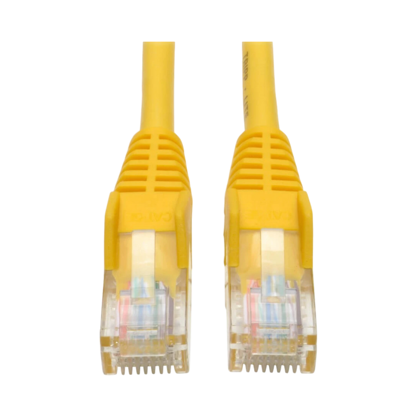 Tripp Lite Cat5e 350 MHz Snagless Molded (UTP) Ethernet Cable (RJ45 M/M), PoE, Yellow, 5ft. (1.52 m) — Being Shipped