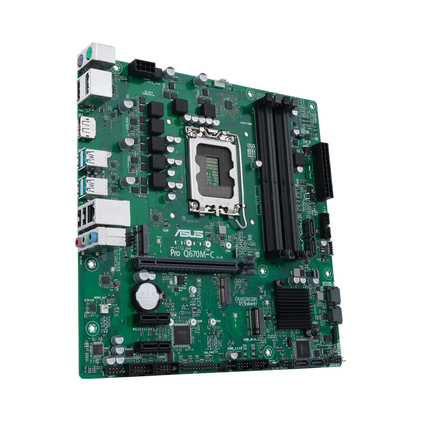 ASUS Pro Q670M-C-CSM LGA 1700 Micro-ATX Commercial Motherboard — Being Shipped