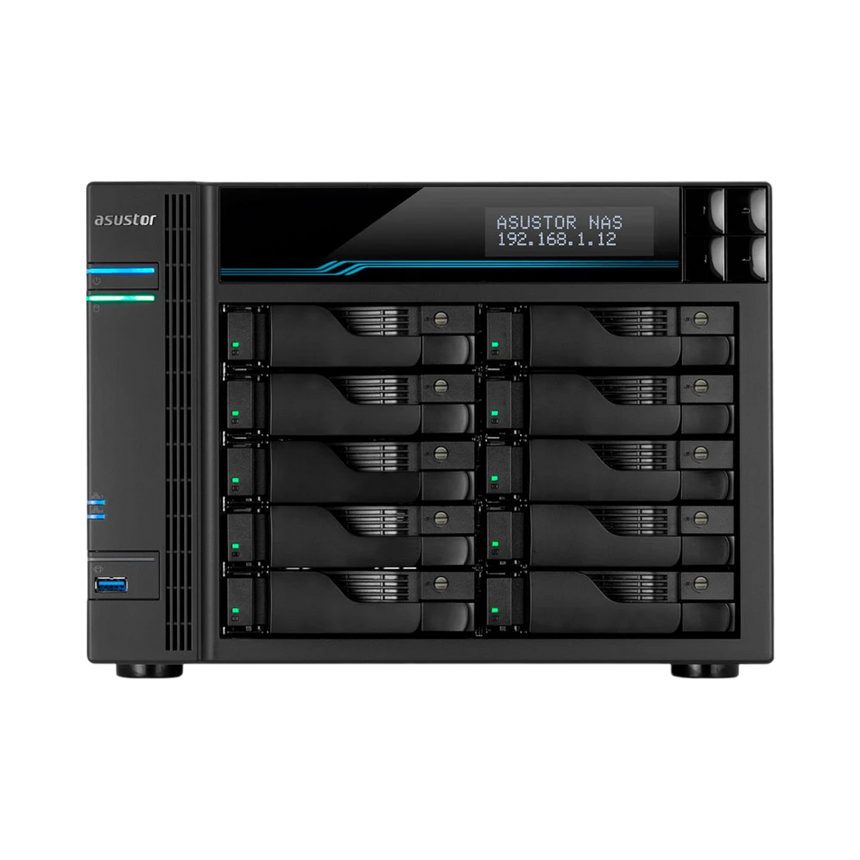Asustor Lockerstor 10 10-Bay 8GB DDR4 RAM NAS Server Enclosure — Being Shipped