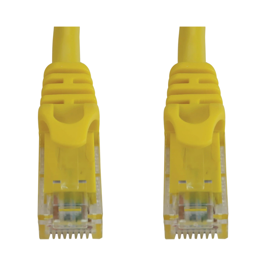 Tripp Lite Cat6a 10G Snagless Molded UTP Ethernet Cable (RJ45 M/M), PoE, Yellow, 25 ft. (7.6 m) — Being Shipped