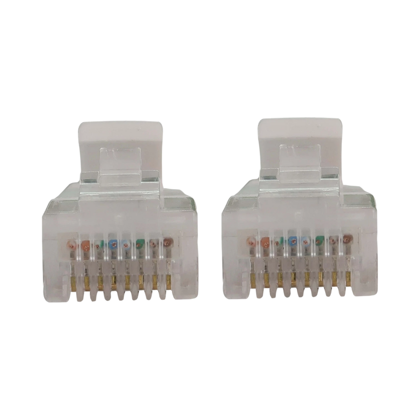 Tripp Lite Cat6a 10G Snagless Molded Slim UTP Ethernet Cable (RJ45 M/M), PoE, White, 6 in. (15 cm) — Being Shipped