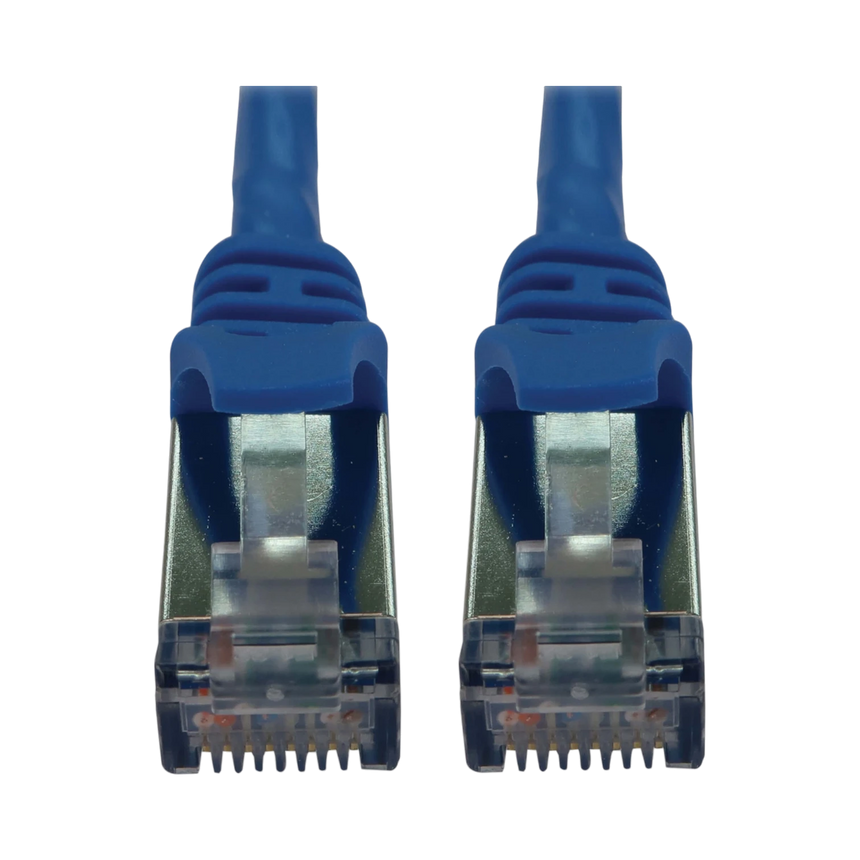 Tripp Lite Cat6a 10G Snagless Shielded Slim STP Ethernet Cable (RJ45 M/M), PoE, Blue, 15 ft. (4.6 m) — Being Shipped