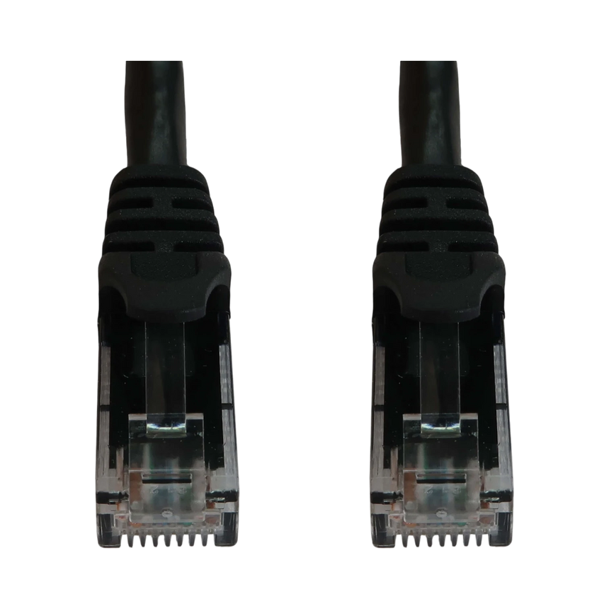 Tripp Lite Cat6a 10G Snagless Molded UTP Ethernet Cable (RJ45 M/M), PoE, Black, 50 ft. (15.2 m) — Being Shipped
