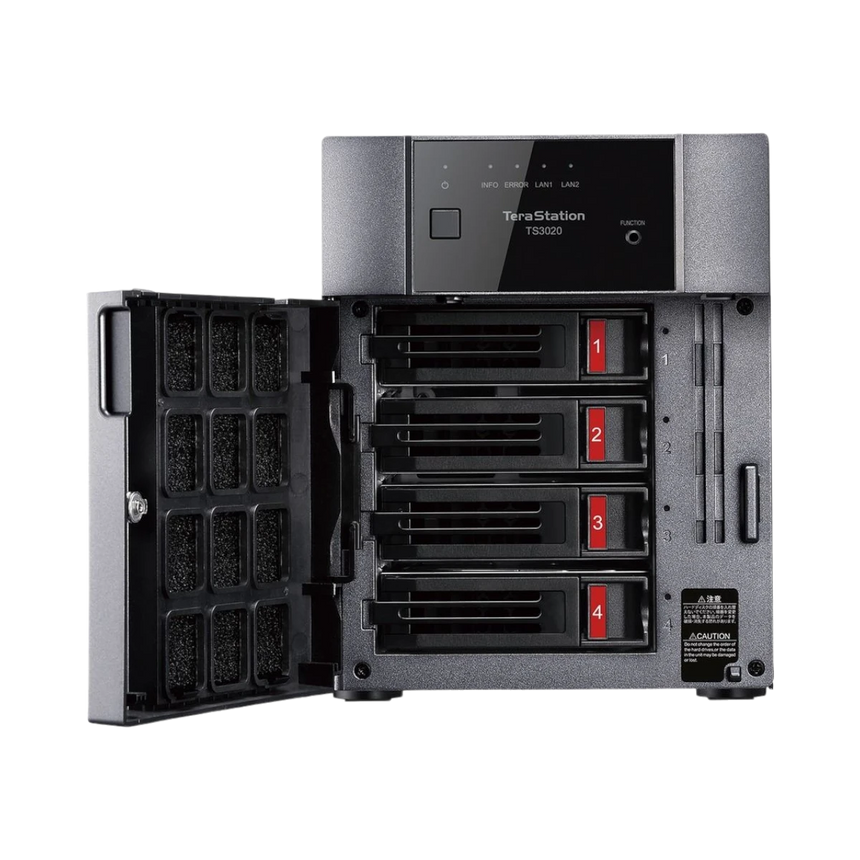 Buffalo TeraStation 3420 Partially Populated 16TB 4-Bay NAS Server (2 x 8TB) — Being Shipped