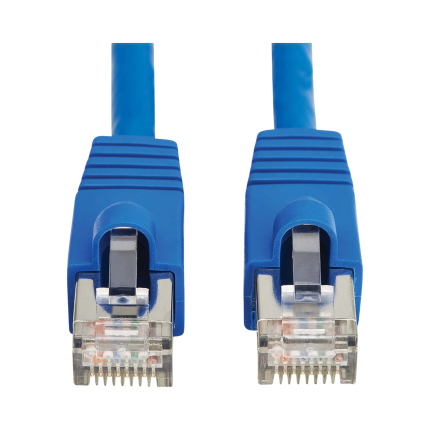 Tripp Lite Cat8 40G Snagless SSTP Ethernet Cable (RJ45 M/M), PoE, Blue, 3 ft. (0.9 m) — Being Shipped