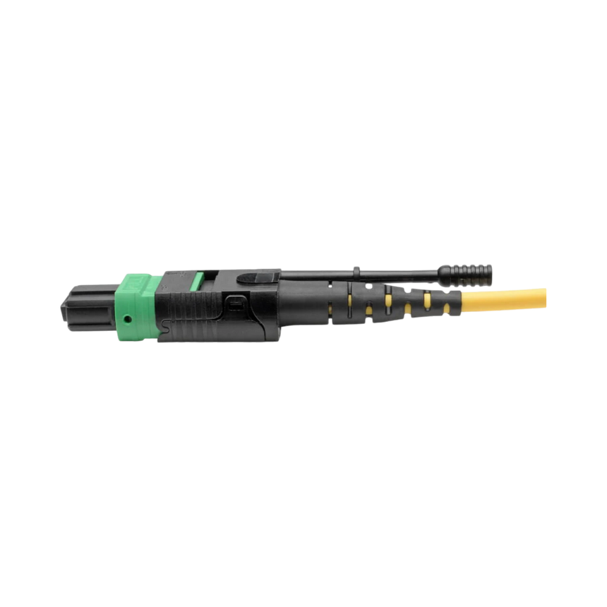 Tripp Lite MTP/MPO (APC) to 4xLC (UPC) Singlemode Breakout Patch Cable, 40/100 GbE, QSFP+ 40GBASE-PLR4, Plenum, Yellow, 1 m (3.3 ft.) — Being Shipped