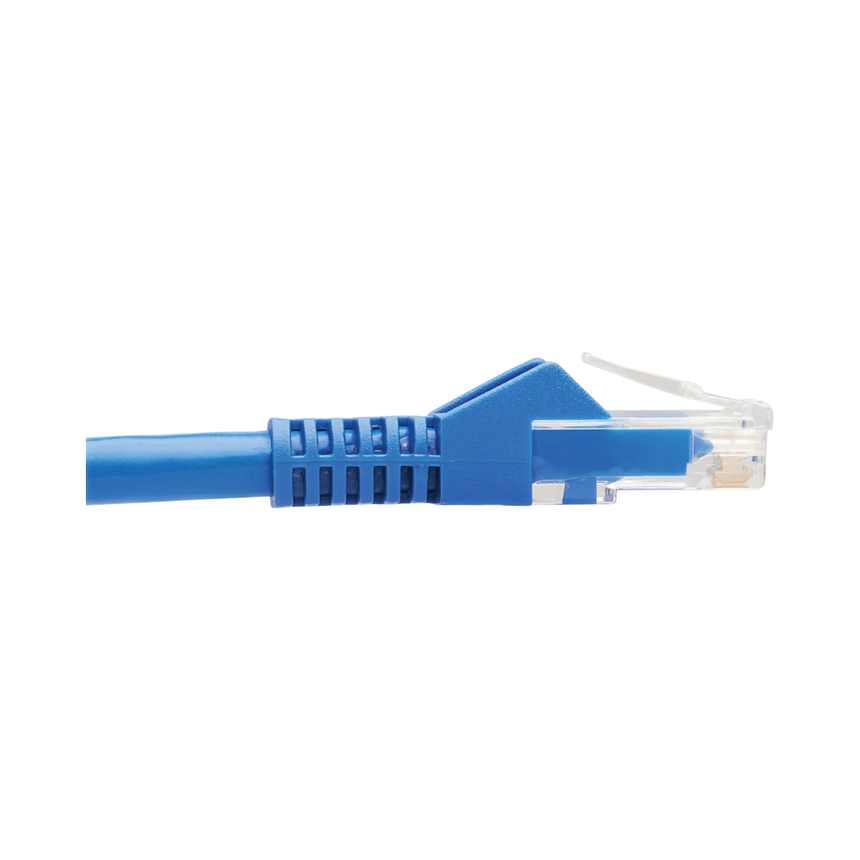 Tripp Lite M12 X-Code Cat6 1G UTP CMR-LP Ethernet Cable (Right-Angle M12 M/RJ45 M), IP68, PoE, Blue, 3 m (9.8 ft.), TAA — Being Shipped