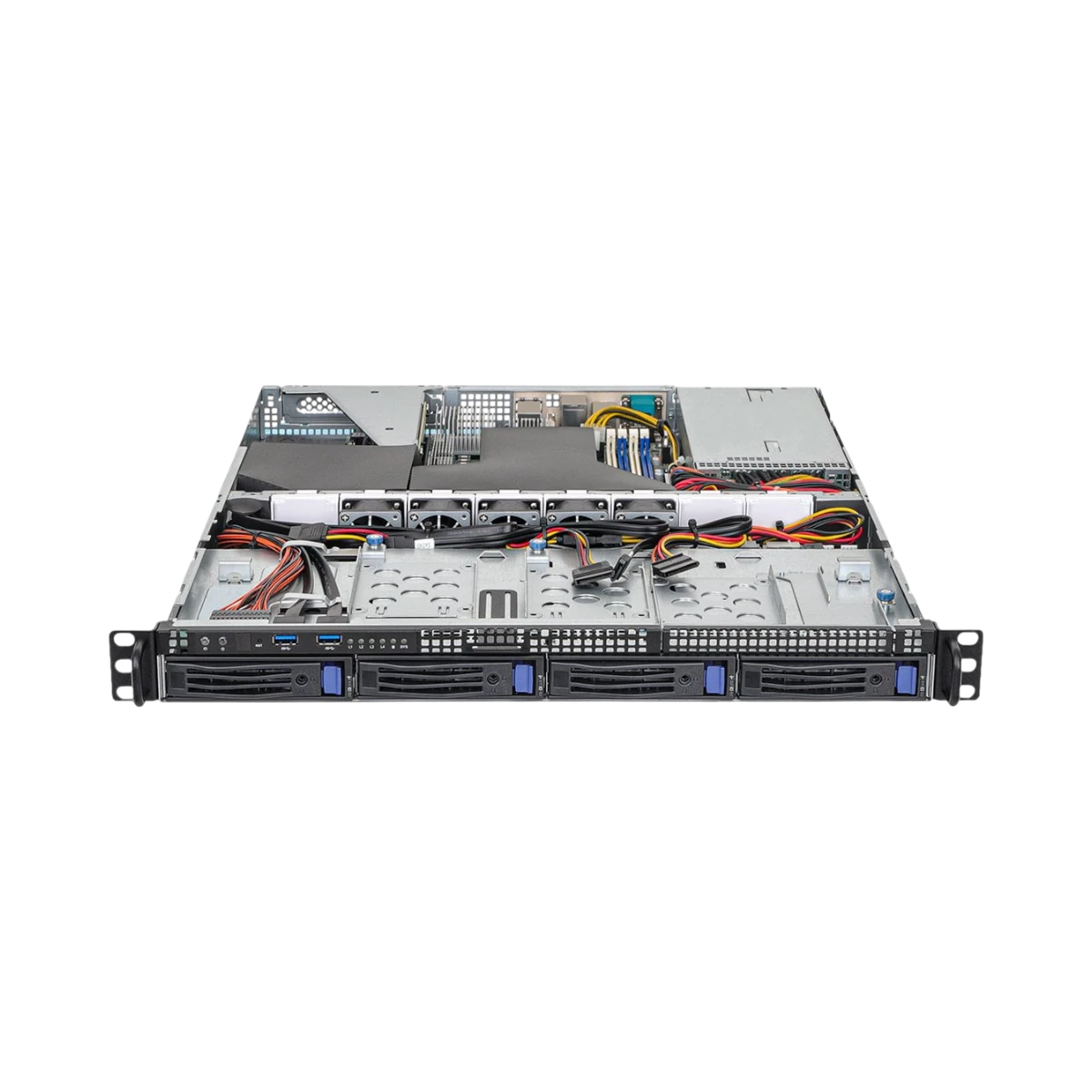 ASRock Rack 1U4LW-X570/2L2T RPSU 1U Rackmount Server Barebone AMD AM4 Ryzen PGA 1331 X570 4x3.5 HDD 450W Redundant Power Supply Dual 10G — Being Shipped