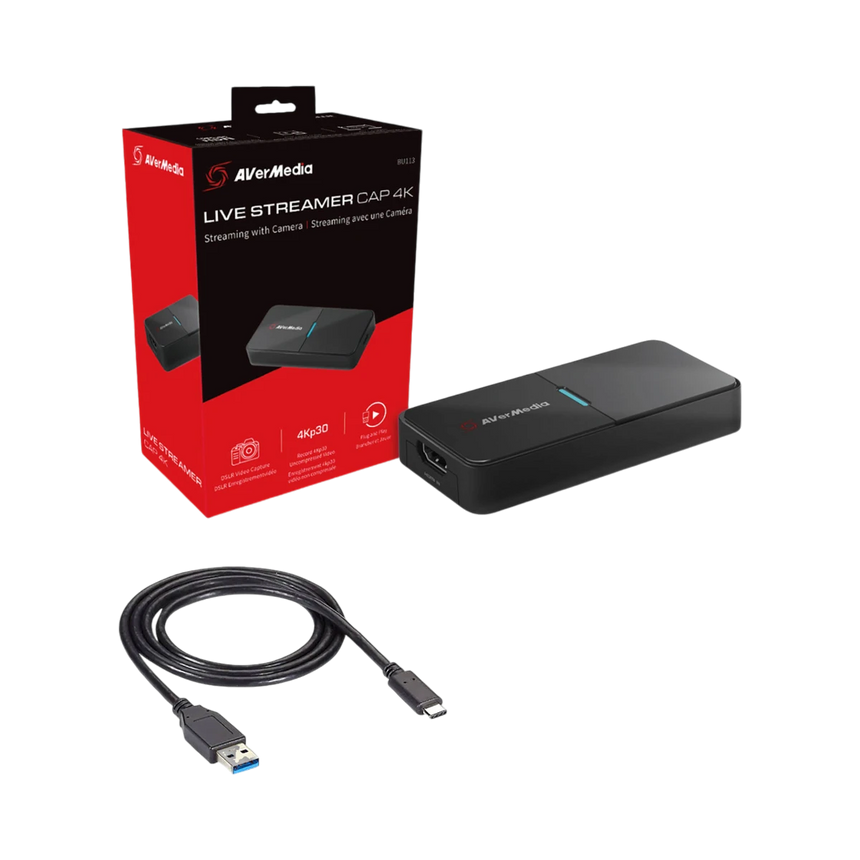 AVerMedia Live Streamer CAP 4K HDMI to USB 3.1 Gen 1 Video Converter — Being Shipped