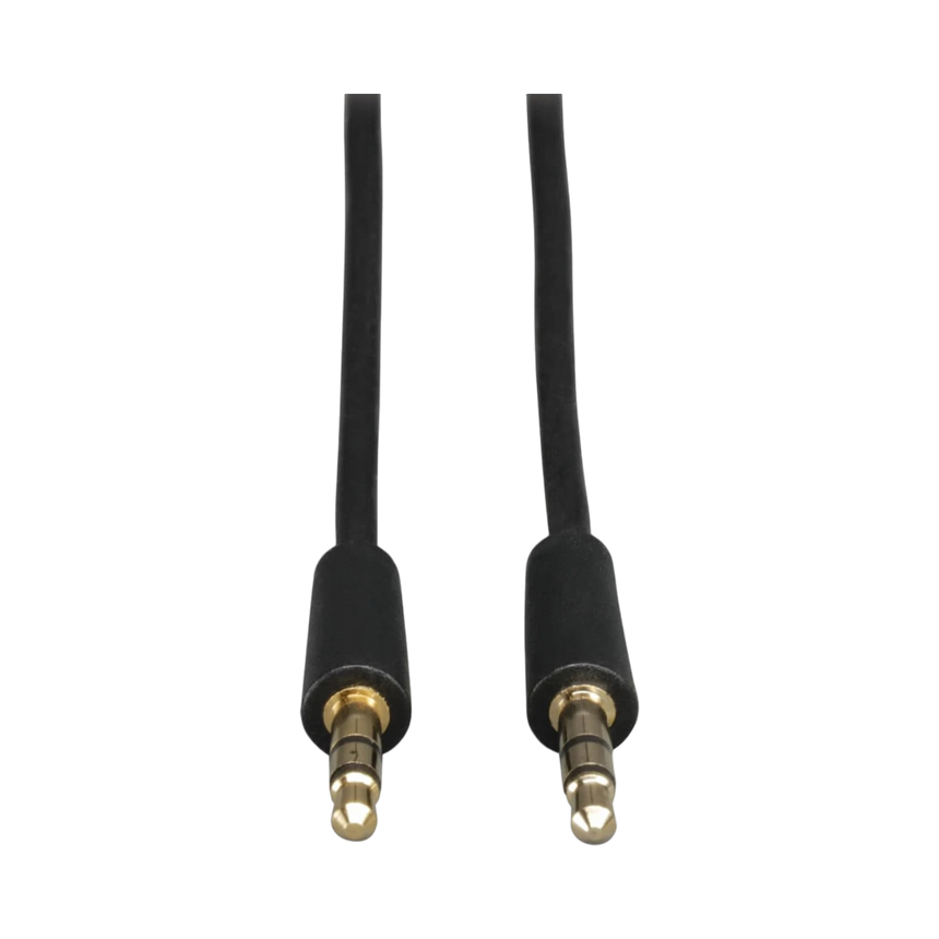 Tripp Lite 3.5mm Mini Stereo Audio Cable for Microphones, Speakers & Headphones (M/M), 50 ft. (15.24 m) — Being Shipped
