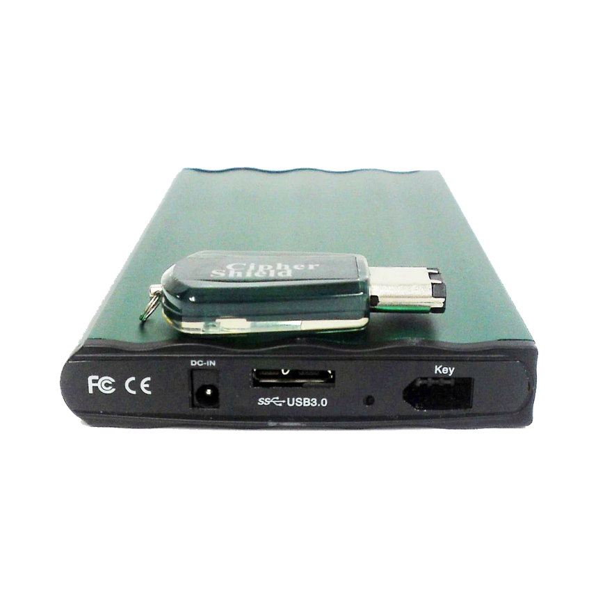 Buslink CipherShield 250GB USB 3.0 AES 256-bit Key Encrypted Solid State Drive — Being Shipped