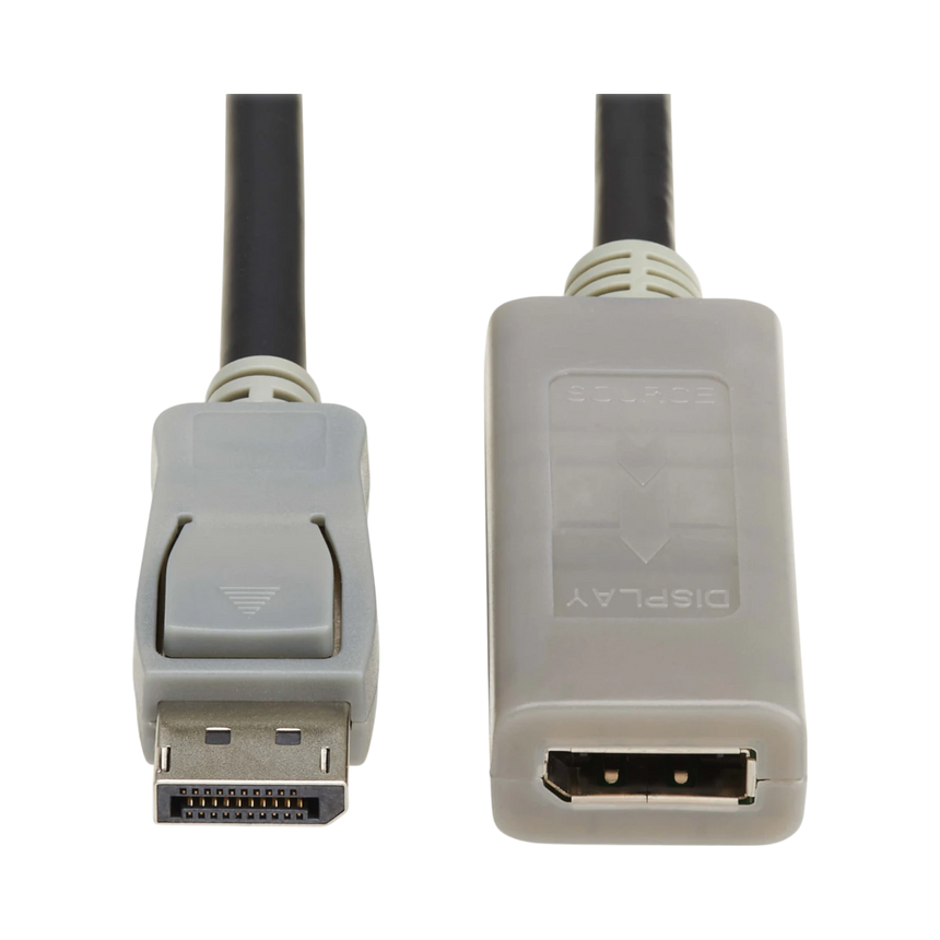 Tripp Lite DisplayPort Extension Cable with Active Repeater & Latching Connector (M/F), 4K 60 Hz, HDR, 4:4:4, HDCP 2.2, 20 ft. (6.1 m), TAA — Being Shipped