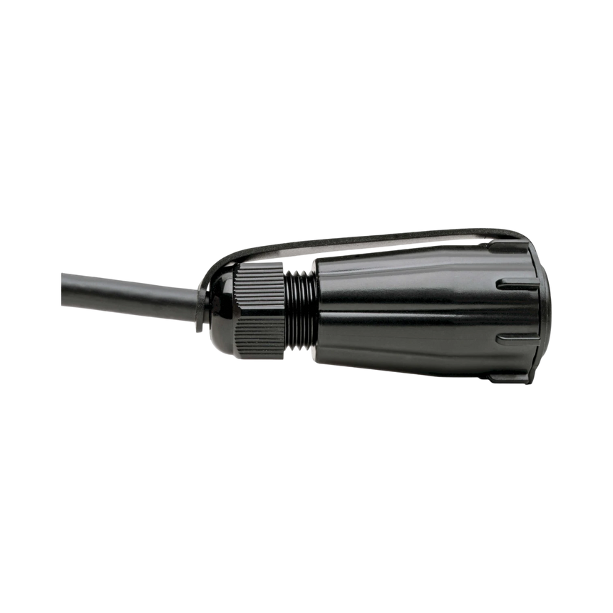 Tripp Lite High-Speed HDMI Cable (M/M), 4K 60 Hz, HDR, Industrial, IP68, Hooded Connector, Black, 12 ft. — Being Shipped