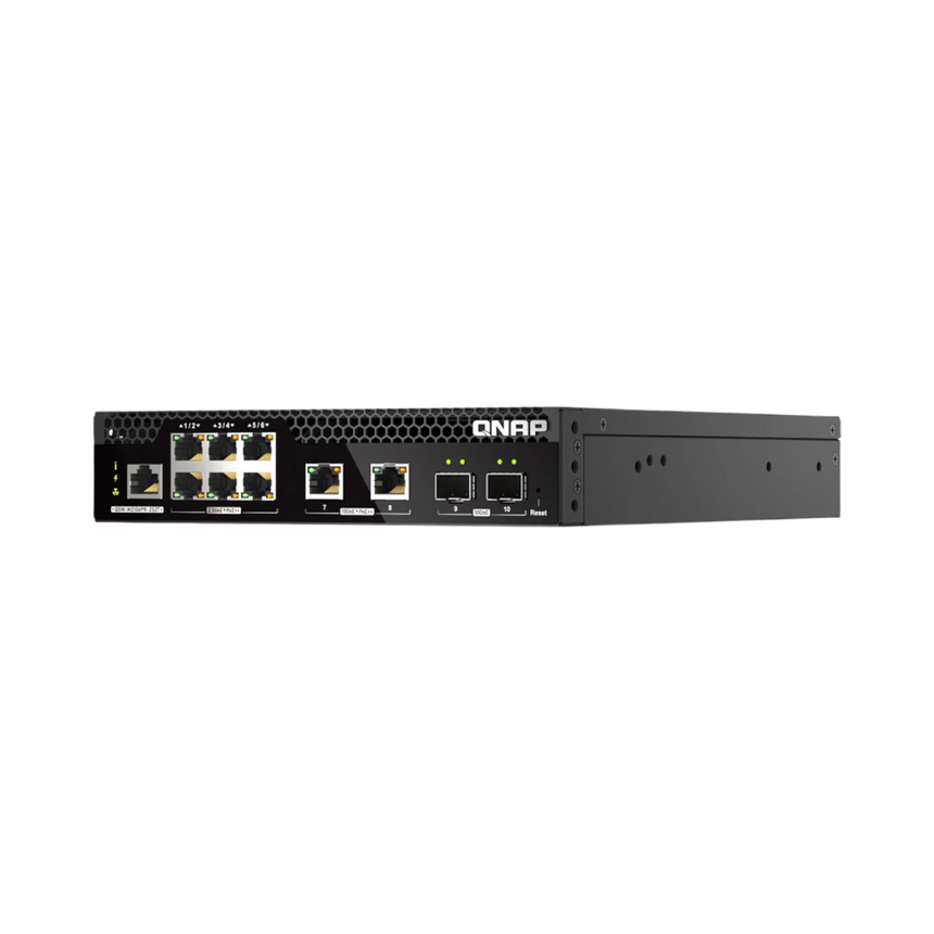 QNAP QSW-M2106PR-2S2T 10-Port PoE++ Compliant 10Gb/2.5Gb Managed Network Switch — Being Shipped