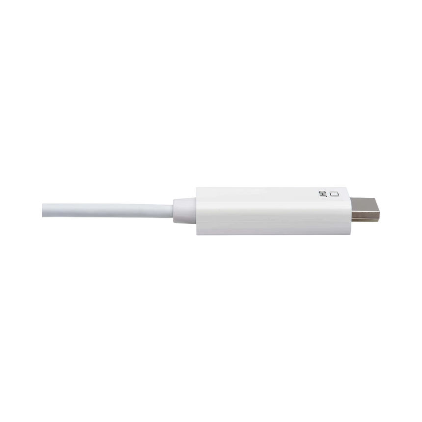 Tripp Lite USB-C to HDMI Adapter Cable (M/M), 4K 60 Hz, 4:4:4, Thunderbolt 3 Compatible, White, 6 ft. (1.8 m) — Being Shipped