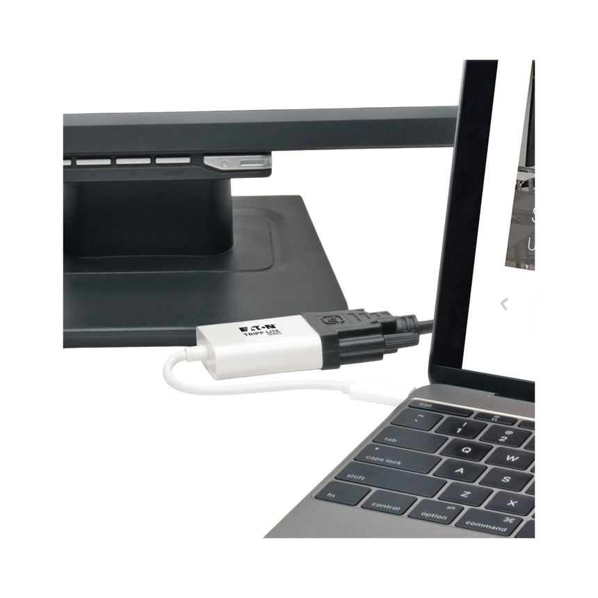 Tripp Lite USB-C to DVI Adapter with Alternate Mode, DP 1.2, White — Being Shipped