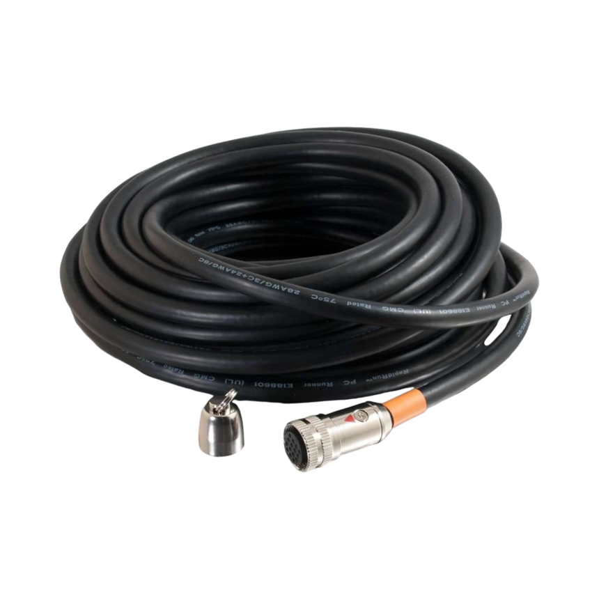 C2G 50ft (15.2m) RapidRun Multi-Format Runner Cable, In-Wall CMG-Rated — Being Shipped