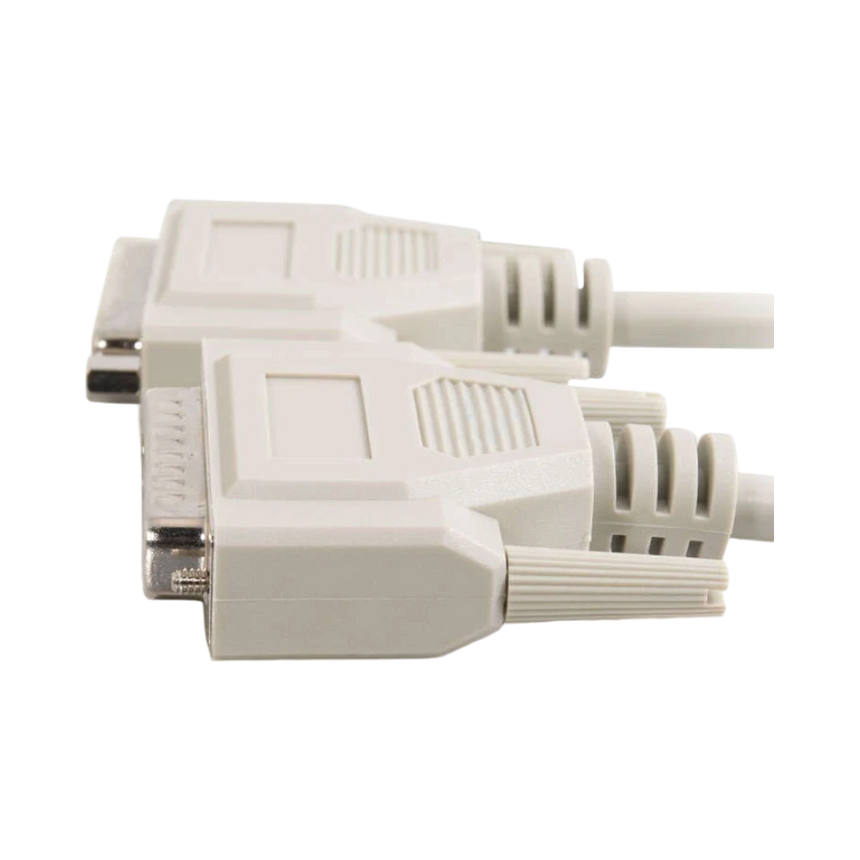 C2G 6ft (1.8m) DB25 M/F Serial RS232 Extension Cable — Being Shipped