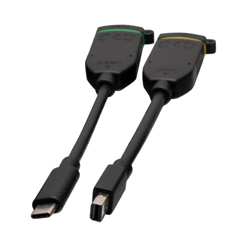 C2G Universal 4K HDMI Dongle Adapter Ring with Color Coded Mini DisplayPort and USB-C — Being Shipped